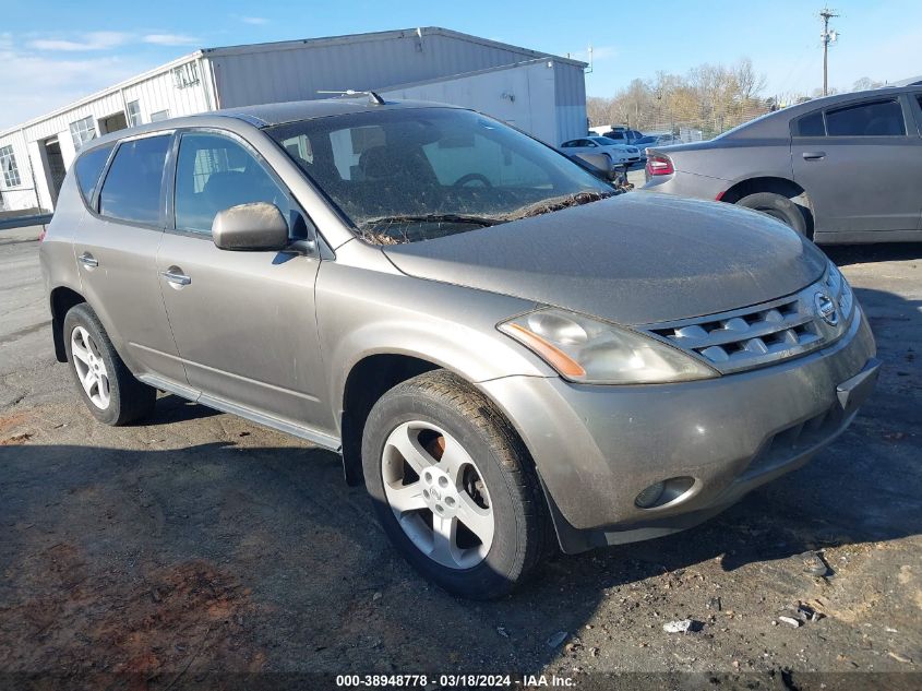 JN8AZ08W74W300497 2004 Nissan Murano Sl