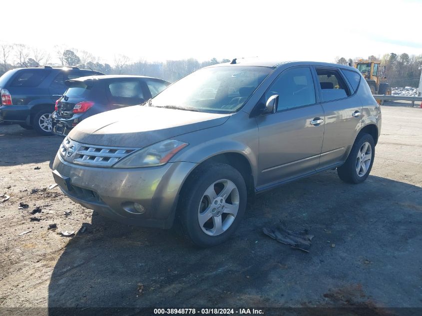 JN8AZ08W74W300497 2004 Nissan Murano Sl