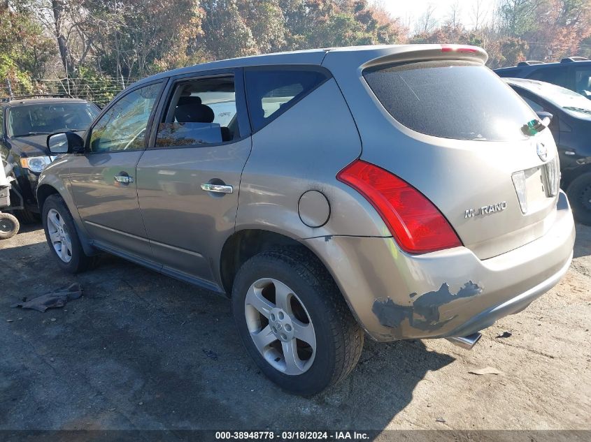 JN8AZ08W74W300497 2004 Nissan Murano Sl