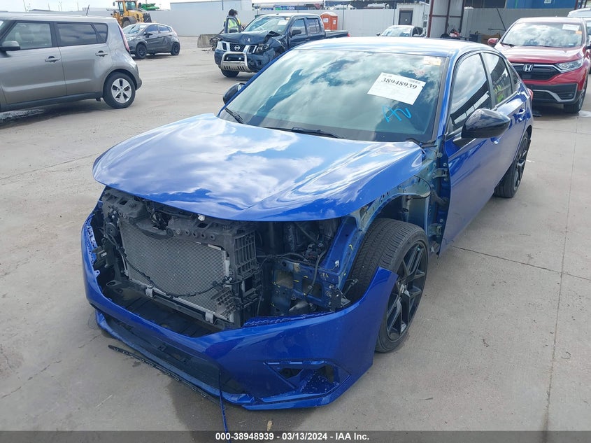 VIN 2HGFE2F50NH521430 2022 HONDA CIVIC SPORT