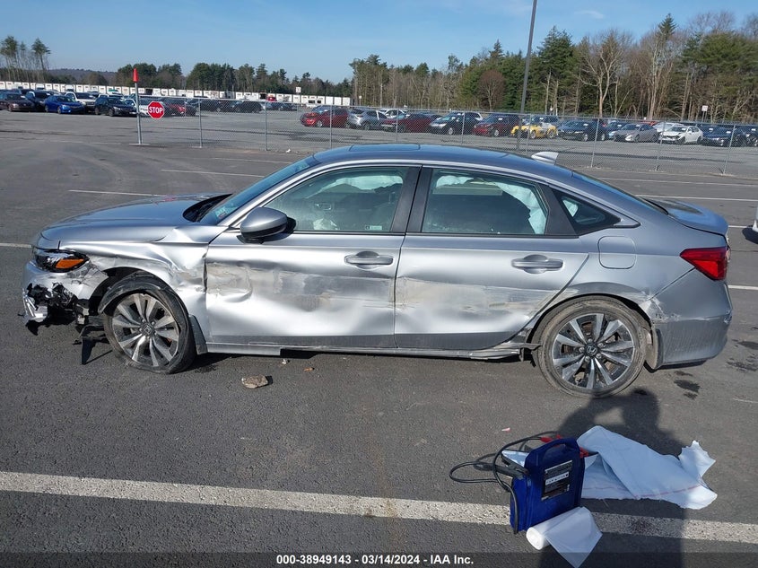 VIN 2HGFE1F7XPH320214 2023 HONDA CIVIC EX