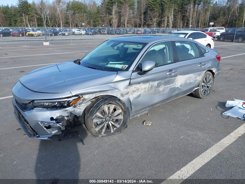VIN 2HGFE1F7XPH320214 2023 HONDA CIVIC EX