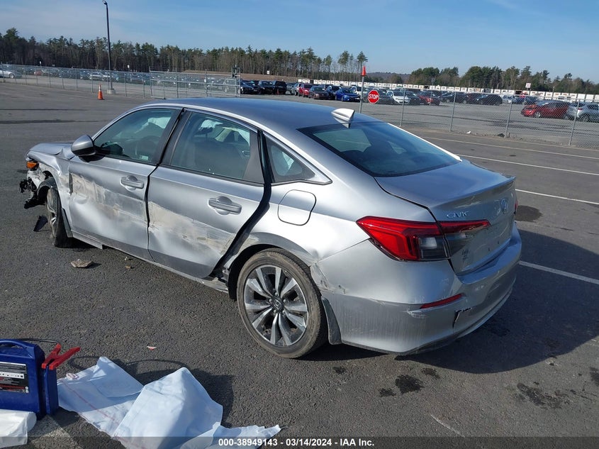 VIN 2HGFE1F7XPH320214 2023 HONDA CIVIC EX