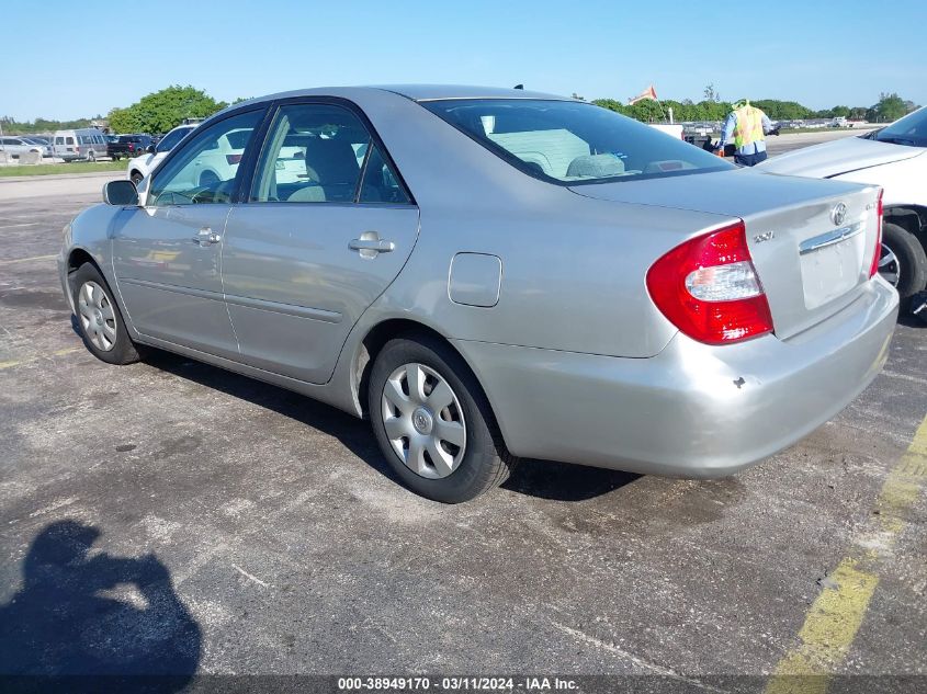 4T1BE32K934703759 2003 Toyota Camry Le/Xle/Se