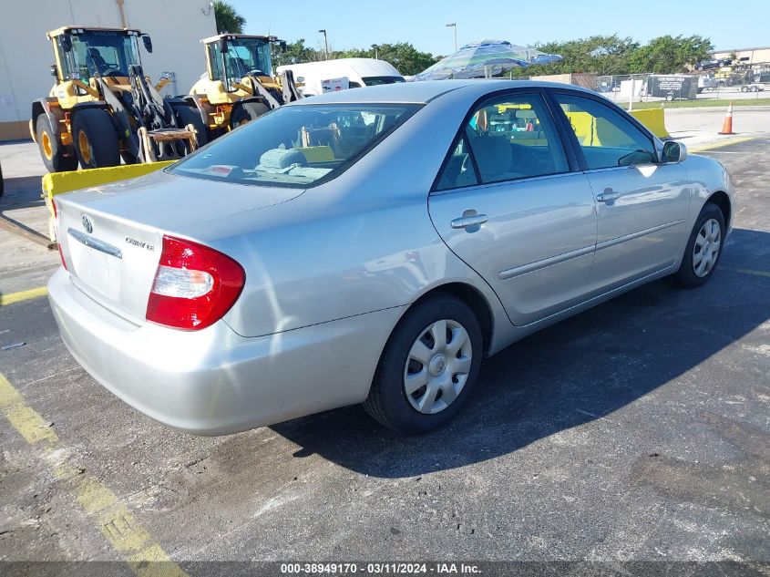 4T1BE32K934703759 2003 Toyota Camry Le/Xle/Se