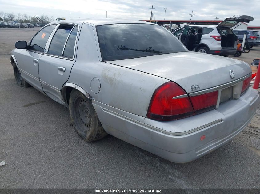 2000 Mercury Grand Marquis Gs VIN: 2MEFM74W4YX655148 Lot: 38949189