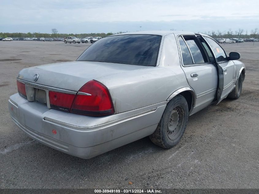 2000 Mercury Grand Marquis Gs VIN: 2MEFM74W4YX655148 Lot: 38949189