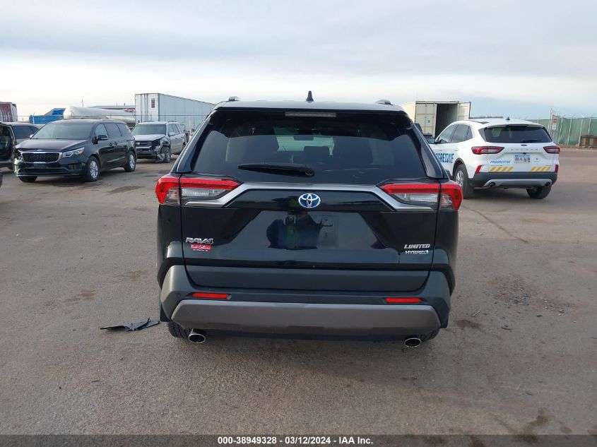 2019 Toyota Rav4 Hybrid Limited VIN: JTMDWRFV3KD517568 Lot: 38949328