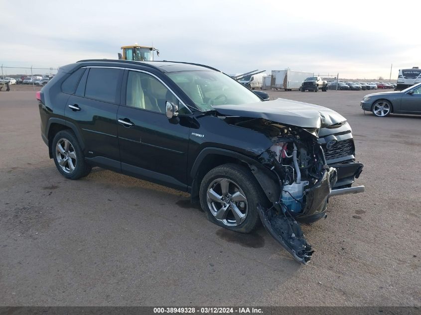 2019 Toyota Rav4 Hybrid Limited VIN: JTMDWRFV3KD517568 Lot: 38949328