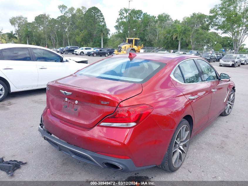 2019 Genesis G70 3.3T Advanced VIN: KMTG74LE8KU026822 Lot: 38949472