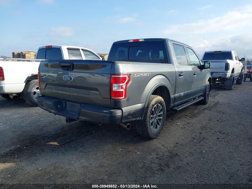 VIN 1FTEW1CPXJFB49095 2018 FORD F-150 XLT