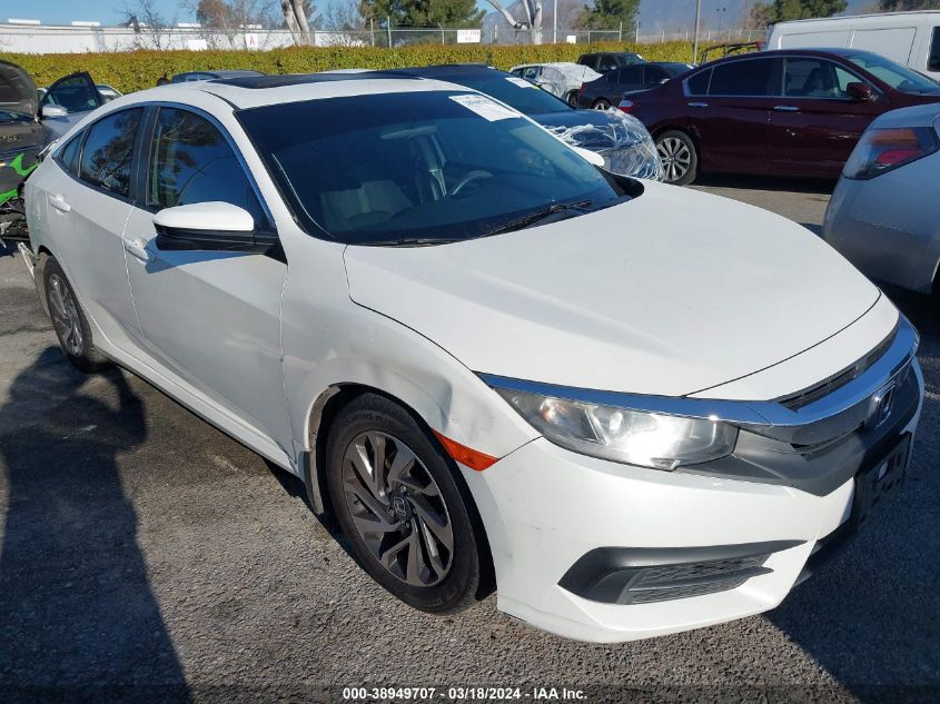 2017 Honda Civic Ex VIN: 19XFC2F72HE214279 Lot: 38949707