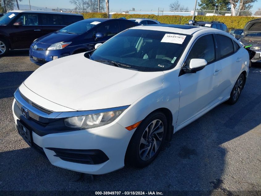 2017 Honda Civic Ex VIN: 19XFC2F72HE214279 Lot: 38949707