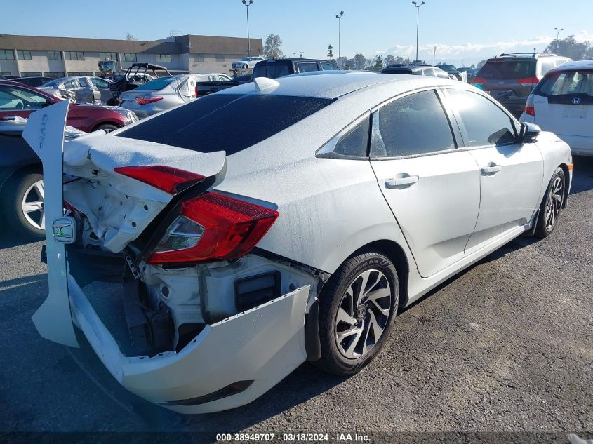 2017 Honda Civic Ex VIN: 19XFC2F72HE214279 Lot: 38949707