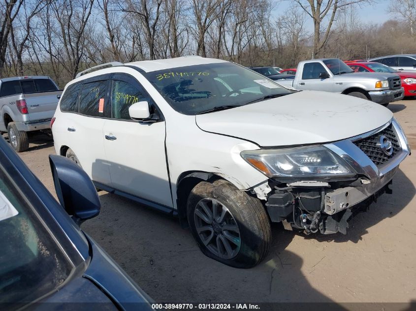 2014 Nissan Pathfinder Sv VIN: 5N1AR2MM8EC727844 Lot: 38949770