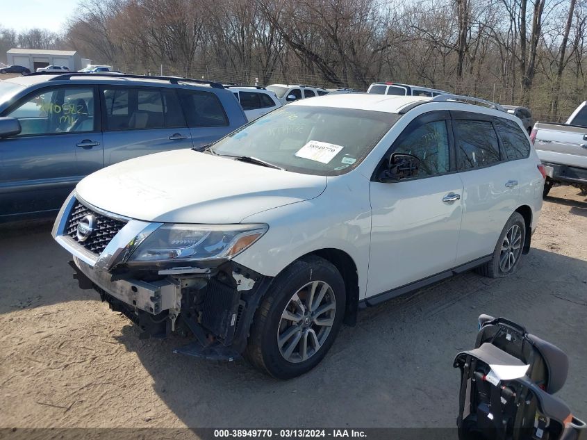 2014 Nissan Pathfinder Sv VIN: 5N1AR2MM8EC727844 Lot: 38949770