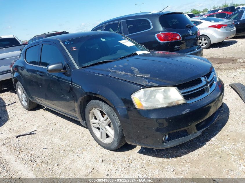 2013 DODGE AVENGER SXT - 1C3CDZCB1DN582139