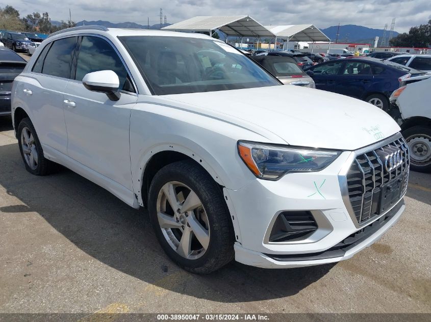 2020 Audi Q3 Premium 45 Tfsi Quattro Tiptronic VIN: WA1AECF30L1030164 Lot: 38950047