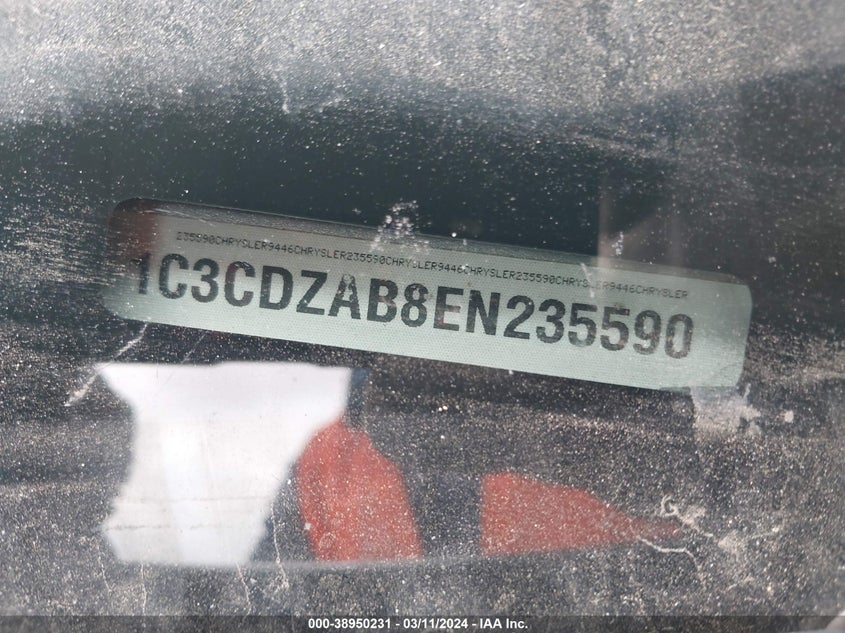 2014 DODGE AVENGER SE - 1C3CDZAB8EN235590