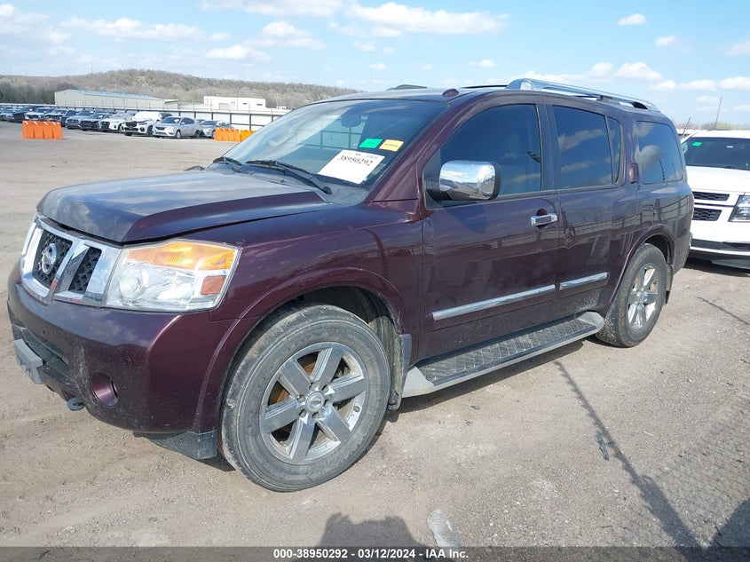 2014 Nissan Armada Platinum VIN: 5N1BA0ND1EN610917 Lot: 38950292