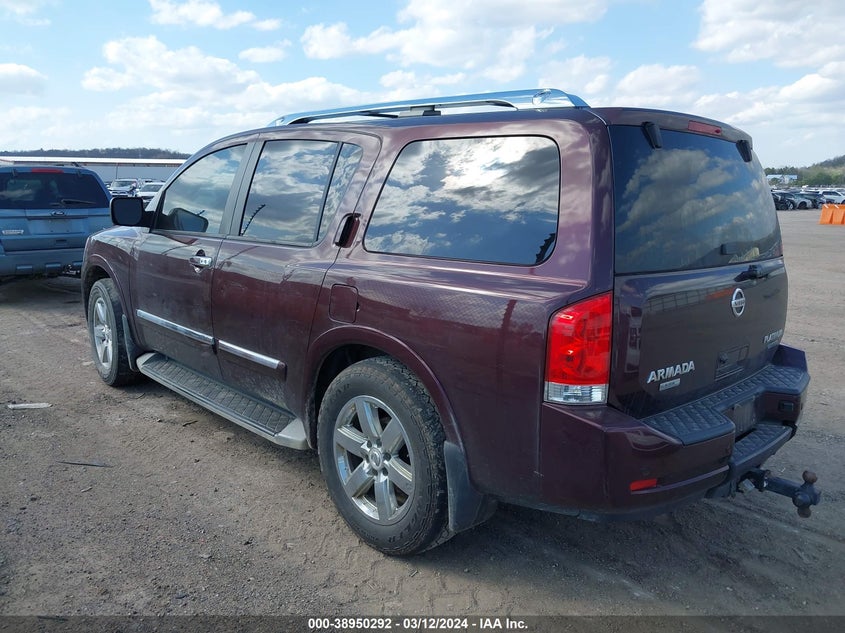 2014 Nissan Armada Platinum VIN: 5N1BA0ND1EN610917 Lot: 38950292