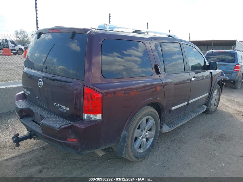 2014 Nissan Armada Platinum VIN: 5N1BA0ND1EN610917 Lot: 38950292