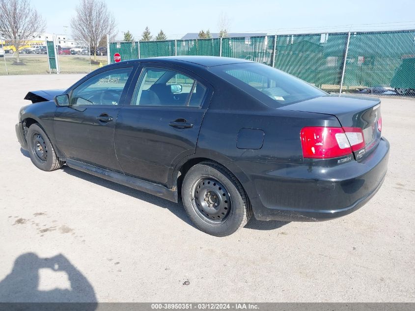 2010 Mitsubishi Galant Es/Se VIN: 4A32B3FF9AE011662 Lot: 38950351