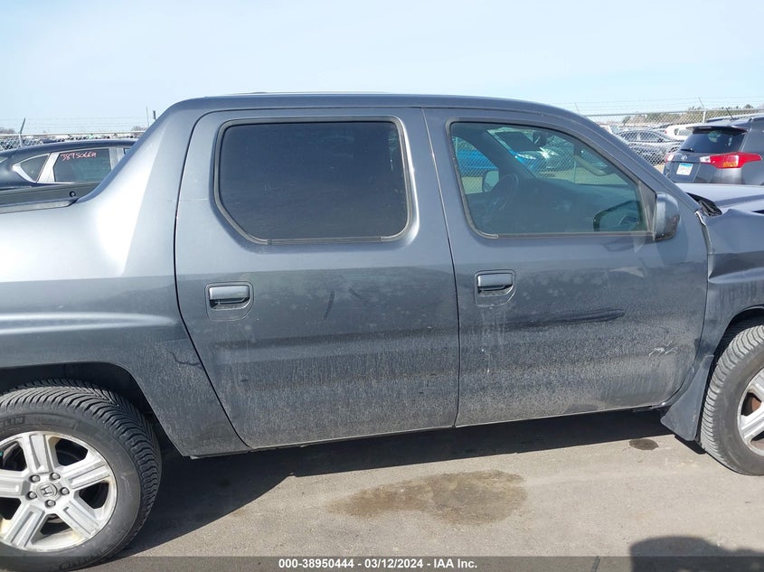 2013 HONDA RIDGELINE RTL - 5FPYK1F55DB011726