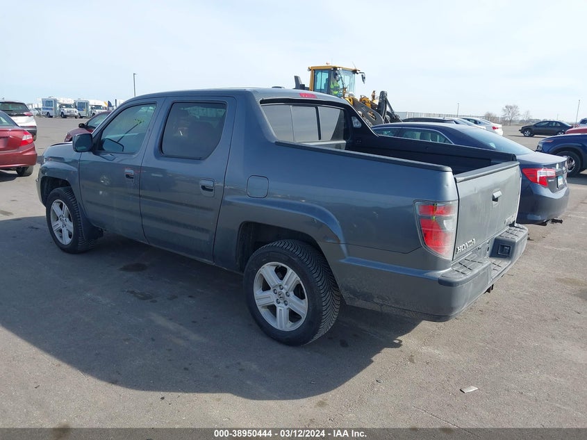 2013 HONDA RIDGELINE RTL - 5FPYK1F55DB011726