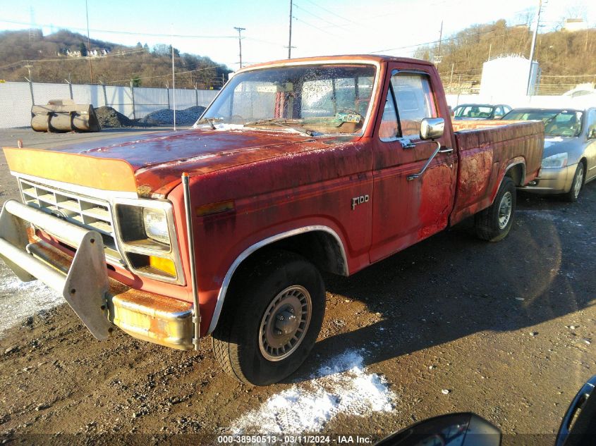 2FTCF10F8CCA13288 1982 Ford F100