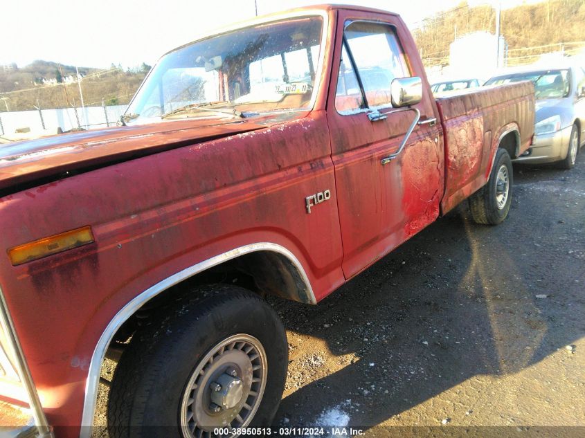 2FTCF10F8CCA13288 1982 Ford F100