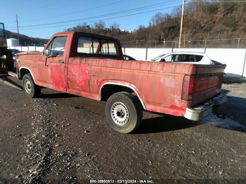 2FTCF10F8CCA13288 1982 Ford F100