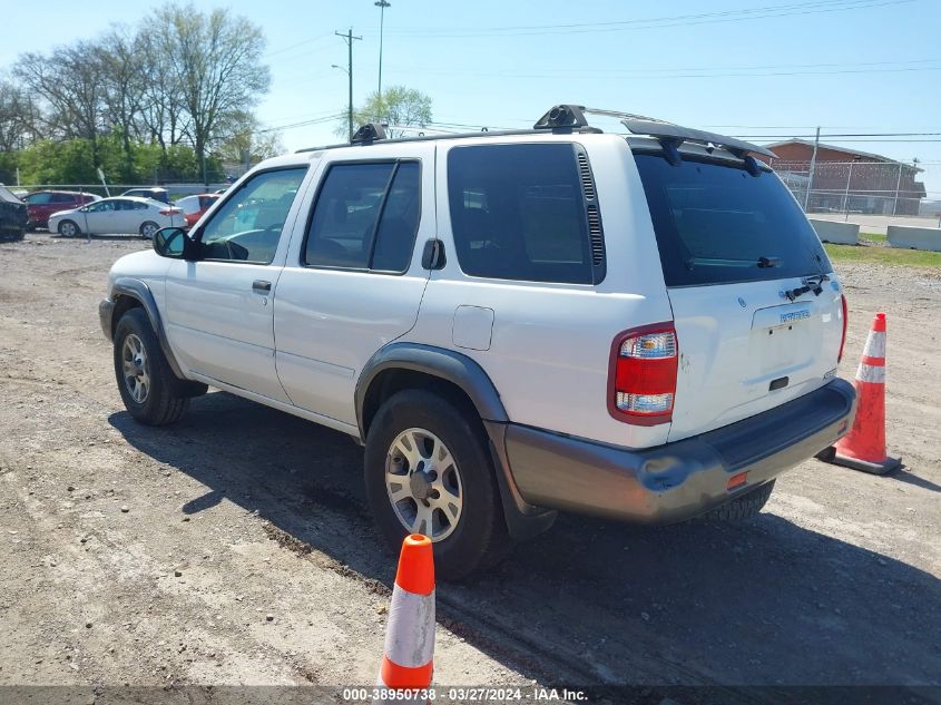 2001 Nissan Pathfinder Se VIN: JN8DR09X01W563933 Lot: 38950738