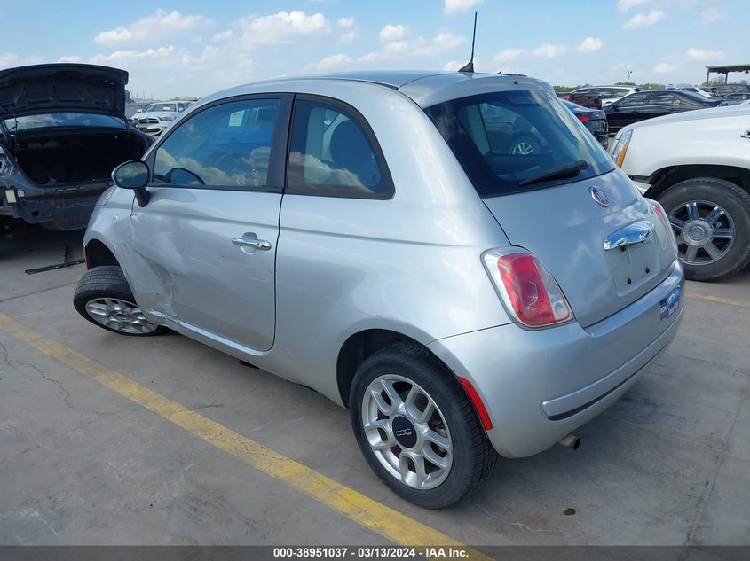 2012 Fiat 500 Pop VIN: 3C3CFFAR1CT124026 Lot: 38951037