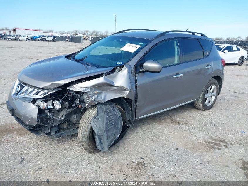 2009 Nissan Murano S VIN: JN8AZ18W49W202511 Lot: 38951375