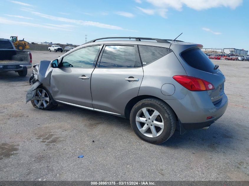 2009 Nissan Murano S VIN: JN8AZ18W49W202511 Lot: 38951375