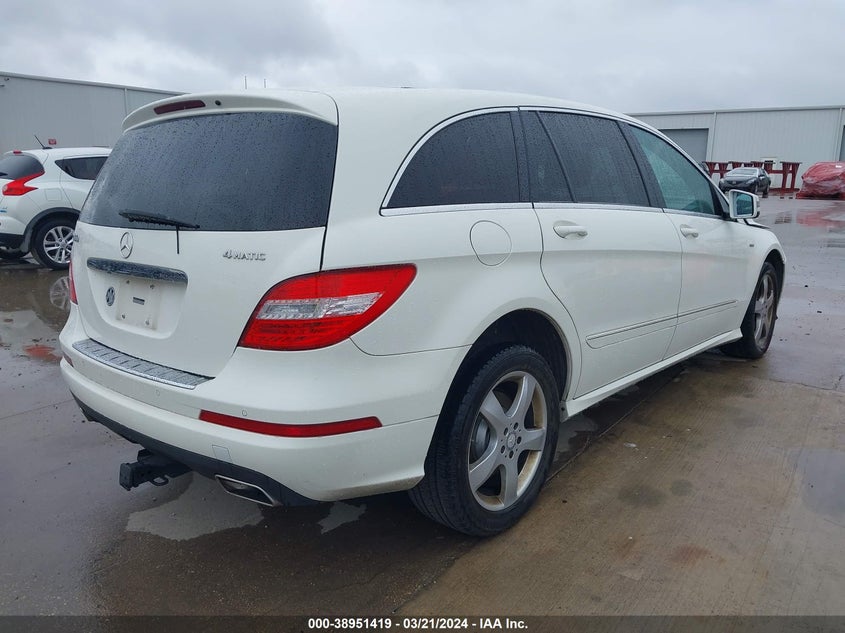 2012 Mercedes-Benz R 350 4Matic VIN: 4JGCB5HE9CA143544 Lot: 38951419