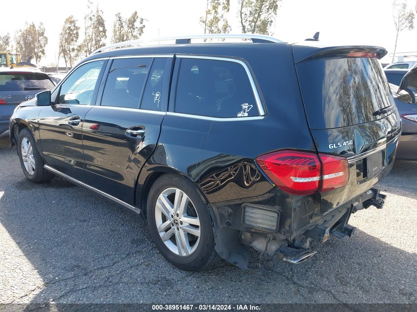 2018 Mercedes-Benz Gls 450 4Matic VIN: 4JGDF6EE4JB046648 Lot: 38951467