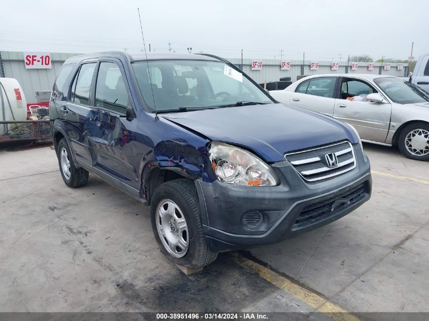 2005 Honda Cr-V Lx VIN: JHLRD685X5C000479 Lot: 38951496