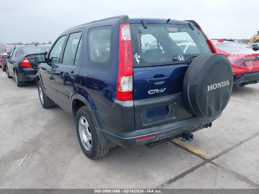 2005 Honda Cr-V Lx VIN: JHLRD685X5C000479 Lot: 38951496