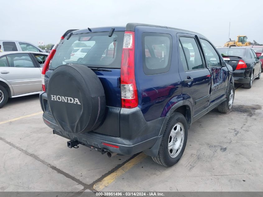 2005 Honda Cr-V Lx VIN: JHLRD685X5C000479 Lot: 38951496