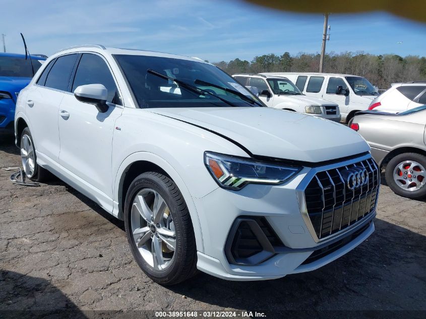 2022 Audi Q3 Premium Plus 45 Tfsi S Line Quattro Tiptronic VIN: WA1EECF37N1063604 Lot: 38951648