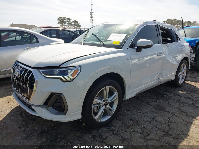 2022 Audi Q3 Premium Plus 45 Tfsi S Line Quattro Tiptronic VIN: WA1EECF37N1063604 Lot: 38951648