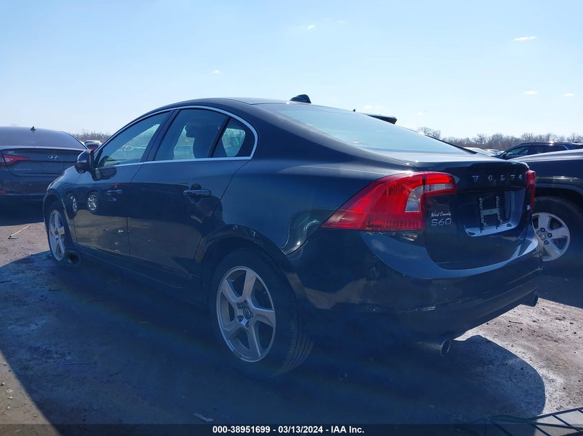 2013 VOLVO S60 T5/T5 PLATINUM/T5 PREMIER/T5 PREMIER PLUS - YV1612FS3D2197617