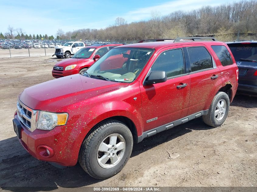 2008 Ford Escape Xlt VIN: 1FMCU03168KE03451 Lot: 38952069