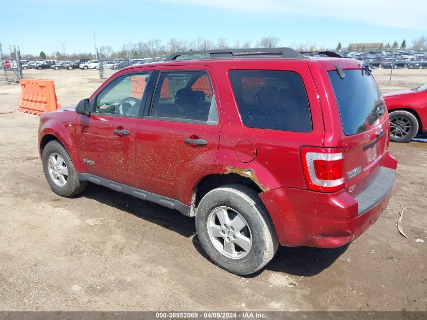 2008 Ford Escape Xlt VIN: 1FMCU03168KE03451 Lot: 38952069