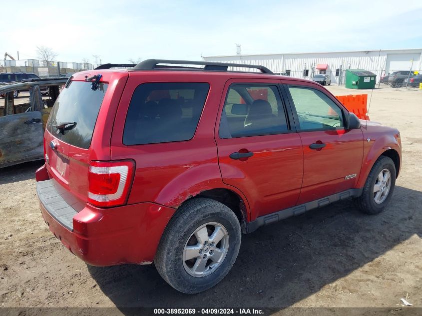 2008 Ford Escape Xlt VIN: 1FMCU03168KE03451 Lot: 38952069