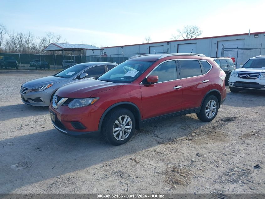 KNMAT2MV3GP603748 2016 NISSAN ROGUE - Image 2