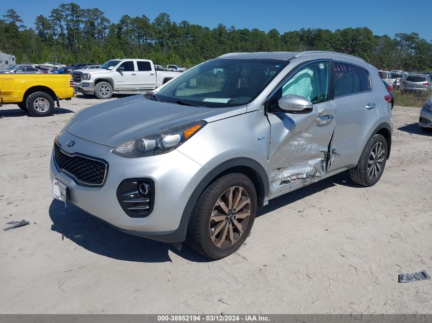 KNDPNCAC4J7373772 2018 Kia Sportage Ex