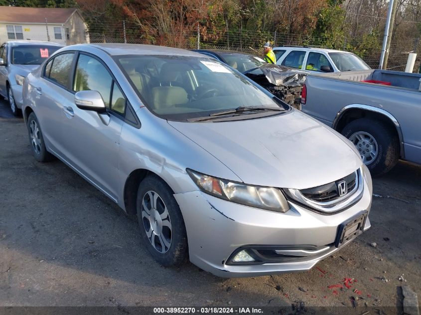 2013 Honda Civic Hybrid VIN: 19XFB4F20DE202189 Lot: 40621866